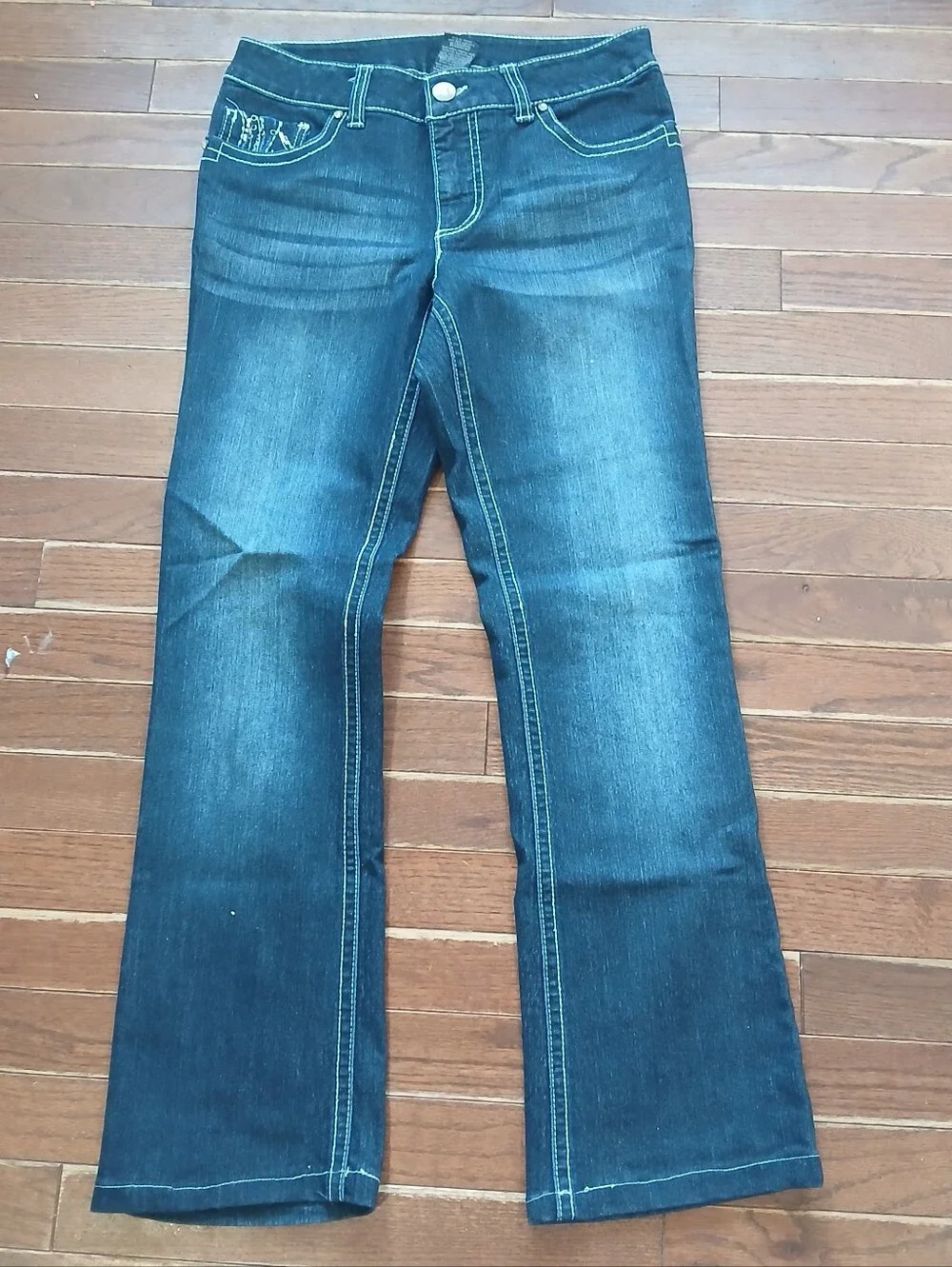 Faded Glory Dark Blue Boot Cut Jeans